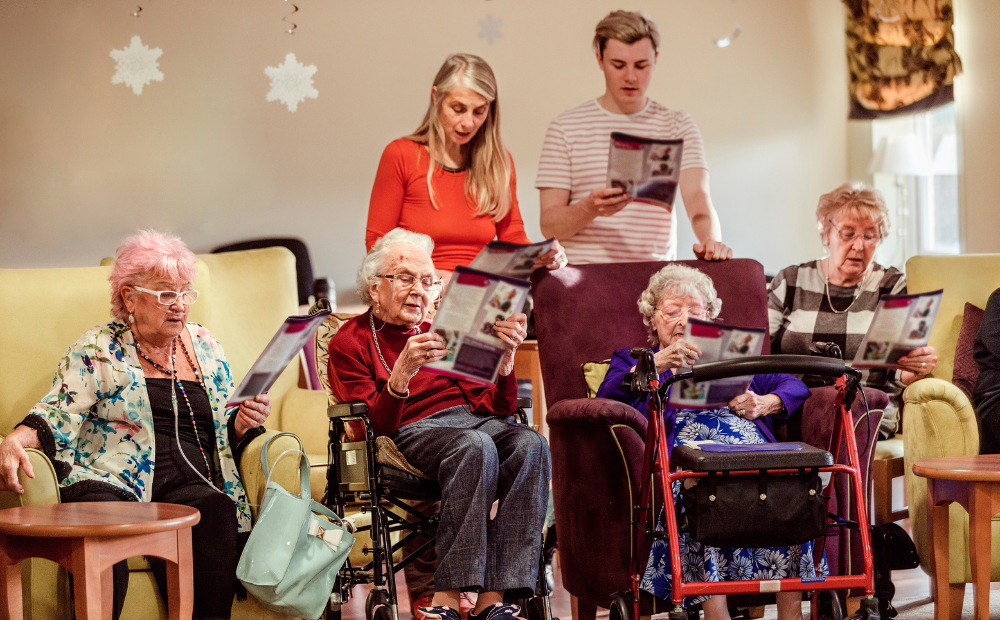 Christmas in care homes, care homes at Christmas, Christmas ideas for care homes